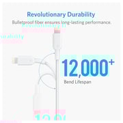 Anker PowerDrive 2 Elite Car Charger With Lightning Connector - White