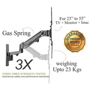 NeckDoctor WALL Ergonomic Gas Spring TV/Monitor Arm Mount For 23-55
