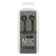 Muvit MUHPH0115 Stereo Earphones with Mic Grey