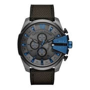 Diesel DZ4500 Mega Chief Men's Analog Watch Plastic Strap