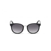 Guess Shiny Black / Gradient Smoke Injected Women's Sunglasses