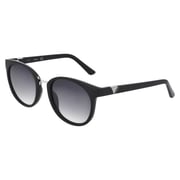 Guess Shiny Black / Gradient Smoke Injected Women's Sunglasses