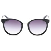 Guess Shiny Black / Gradient Smoke Injected Women's Sunglasses