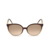Swarovski SK0149H-48G-56 Women's Sunglasses Shiny Dark Brown/Brown Mirror