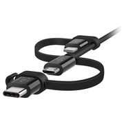 Belkin Universal Cable with Micro-USB, USB Type-C, & Lightning Adapters 1.2m