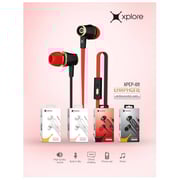 Xplore XPEP611 EarPhone with Silicone Earhook Black