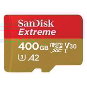 Sandisk Extreme A2 MicroSDXC 400GB+SD Adapter SDSQXA1400GGN6MA