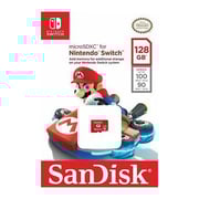 Sandisk MicroSDXC Card 128GB SDSQXAO-128G-GNCZN For Nintendo Switch