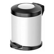 Meliconi Opera 5L Pedal Bin With Plastic Inner Pail Matt White