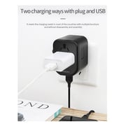 Rock BP-RCC Multi-Universal Travel Adapter + 3 in 1 Cable Black