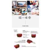 Goalmu Tree Wearable Mouse With Pointer Carbon White Pattern