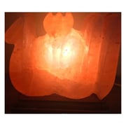 Himalyan Salt Crystal Lamp Allah Name Shape Lamp With Wire and LED Bulb