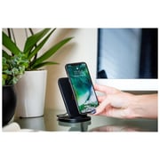 Adonit Wireless Charging Stand Fast Charge & QC4.0+UK Adapter - Black