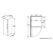 Bosch 348L Freestanding Fridge - KSV36NW30M