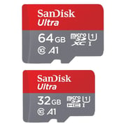 Sandisk MicroSDXC 64GB+ MicroSDHC 32GB