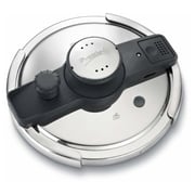 Prestige Clip On Stainless Steel Pressure Cooker 5 Liters With Glass Lid Accessory