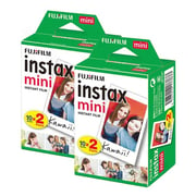 Fujifilm Instax Mini Film Twin Pack Bundle 20Pcs x 2