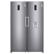 LG Upright Refrigerator 313 Litres GR-F501ELDZ, Large Capacity, Thinner Insulation, Energy Efficiency