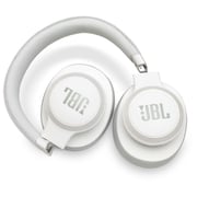 JBL LIVE 650BTNC Wireless Over-Ear Noise-Cancelling Headphone White