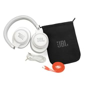 JBL LIVE 650BTNC Wireless Over-Ear Noise-Cancelling Headphone White