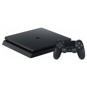 Sony PlayStation 4 Slim Console 500GB Black - Middle East Version + Horizon Zero Dawn Complete Edition + Uncharted 4 A Thief's End + PSVR Gran Turismo Sport + Fortnite + PS Plus 3 Months Code