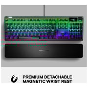 SteelSeries APEX 7 Mechanical Gaming Keyboard (Red Switch - Linear and Quiet)