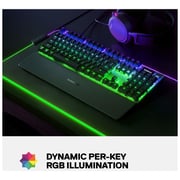 SteelSeries APEX 7 Mechanical Gaming Keyboard (Red Switch - Linear and Quiet)