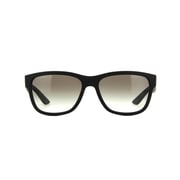 Prada Linea Rossa PS-03QS-DG00A7-57 Square Acetate Plastic Black Men Sunglasses