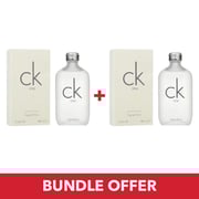 Calvin Klein Calvin Klein EDT Unisex 100mlx2 Bundle Offer