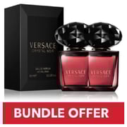 Versace Crystal Noir Eau De Parfum For Women 90ml Pack of 2 - Bundle Offer