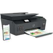 HP Smart Tank 615 Wireless, Print, Copy, Scan, Fax, Automated Document Feeder, All In One Printer, Print up to 18000 black or 8000 color pages - Black [Y0F71A]