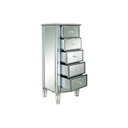 Pan Emirates Casablanca Chest Of 5 Drawer Silver