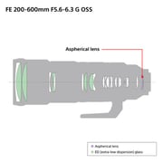 Sony FE 200-600mm F5.6-6.3 G OSS Lens