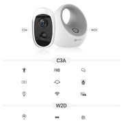 Ezviz W2D Wire-Free Camera Base Station with Built-in Siren Made for C3A Wire-Free Camera