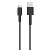 Passion4 Braided Metal Plug Micro USB Cable 1m - Black