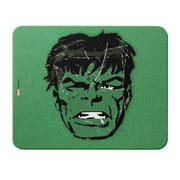 Marvel: Green Hulk Face Mouse Pad by Wackylicious