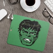 Marvel: Green Hulk Face Mouse Pad by Wackylicious
