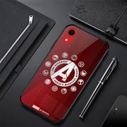 Marvel Avengers Character Logos iPhone XR Cover