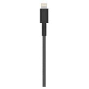 Max Braid 3A Metallic Lightning Cable Grey 2m