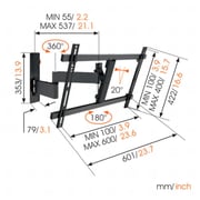 Vogels WALL3345 Rotatable 40-65