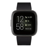 Fitbit FB507BKBK Versa 2 Smartwatch Black/Carbon Aluminum