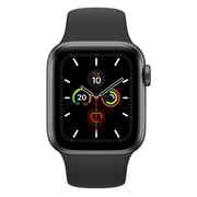 Apple Watch Series 5 GPS 44mm Space Grey Aluminium Case with Black Sport Band
