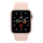 Gold aluminium case with 2025 pink sand sport band