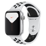 Apple Watch Nike Series 5 GPS + Cellular 40mm Silver Aluminium Case with Pure Platinum/Black Nike Sport Band