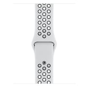 Apple Series 5 GPS + Cellular 44mm Silver Aluminum Case with Nike Sport Band - Pure Platinum/Black - Middle East Version