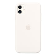 Apple Silicone Case White iPhone 11