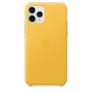 Apple Leather Case Meyer Lemon iPhone 11 Pro Max