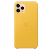 Apple Leather Case Meyer Lemon iPhone 11 Pro Max