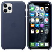 Apple Leather Case Midnight Blue iPhone 11 Pro Max