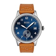Hugo Boss 1513668 Legacy Quartz Brown Leather Watch Men